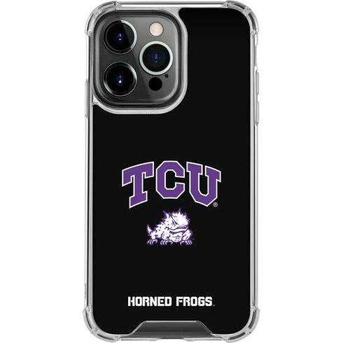 Texas Christian University TCU Horned Frogs Logo iPhone 16 Pro Clear Case
